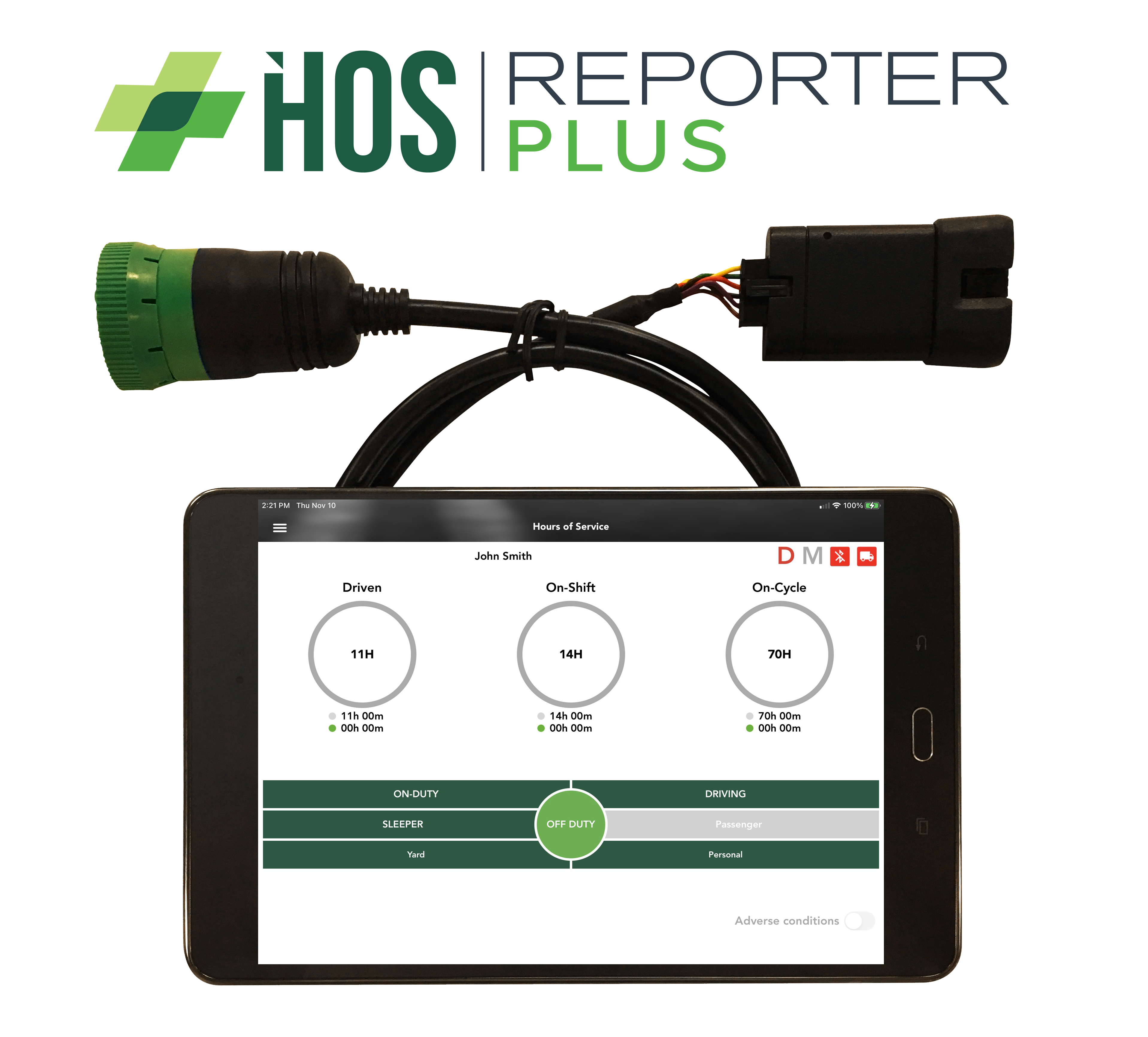 "HOS Reporter PLUS"