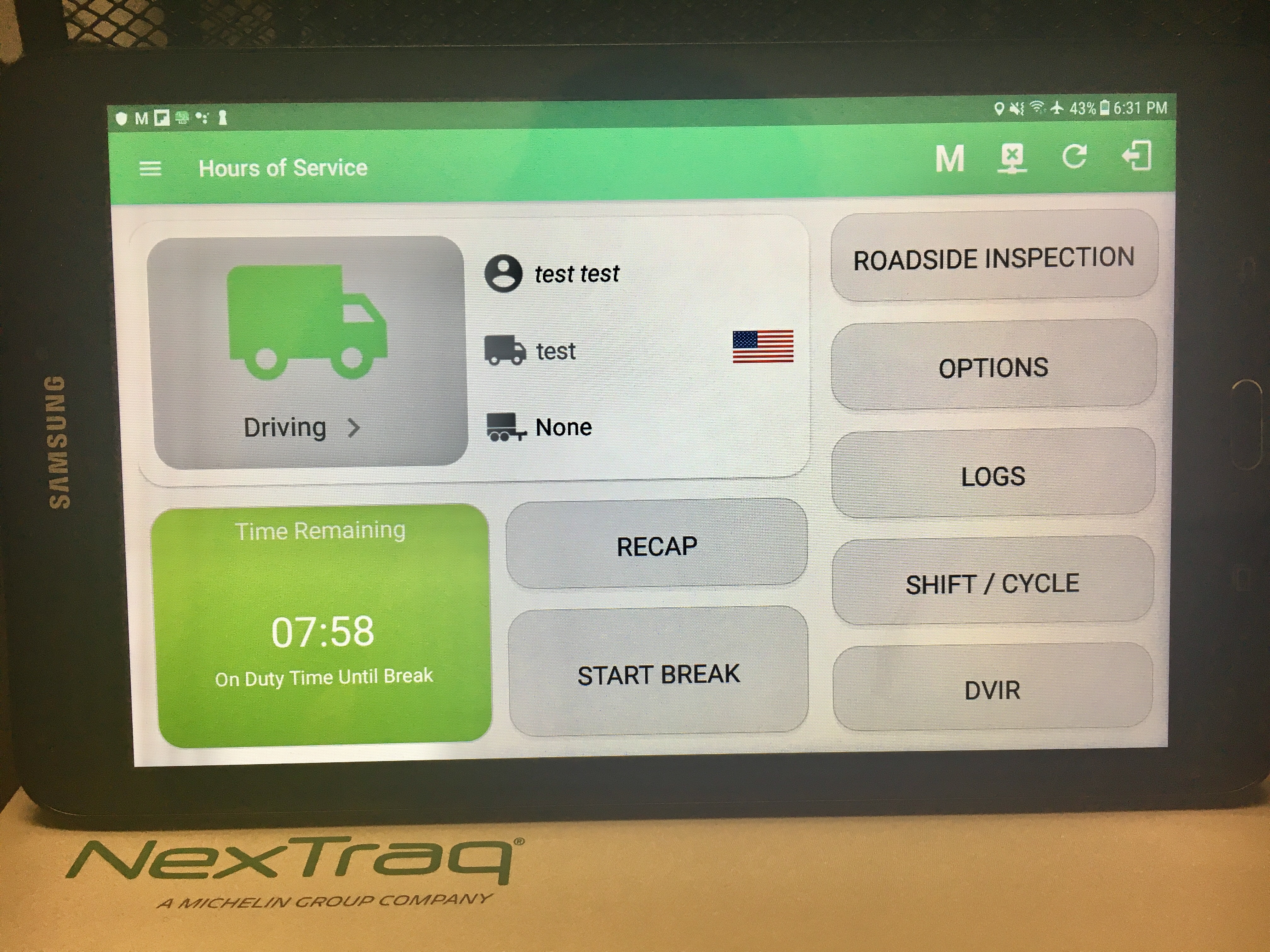 NexTraq ELD Android