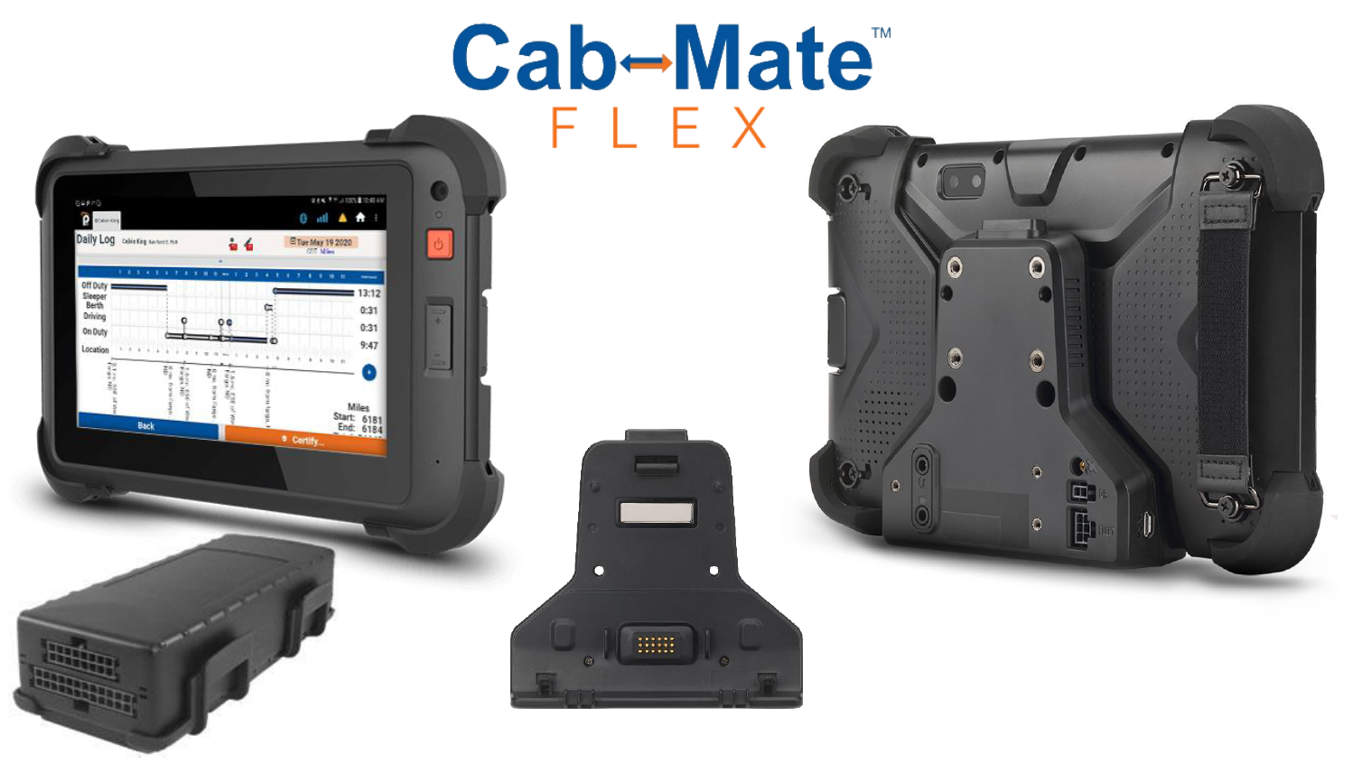 ELD Chrome Cab-Mate Flex by Pedigree Technologies