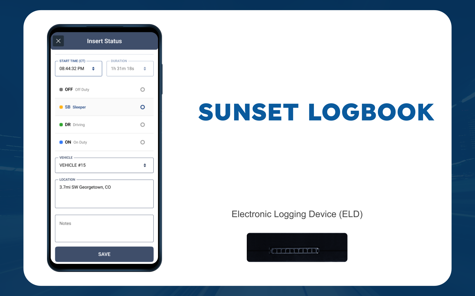 SUNSET LOGBOOK